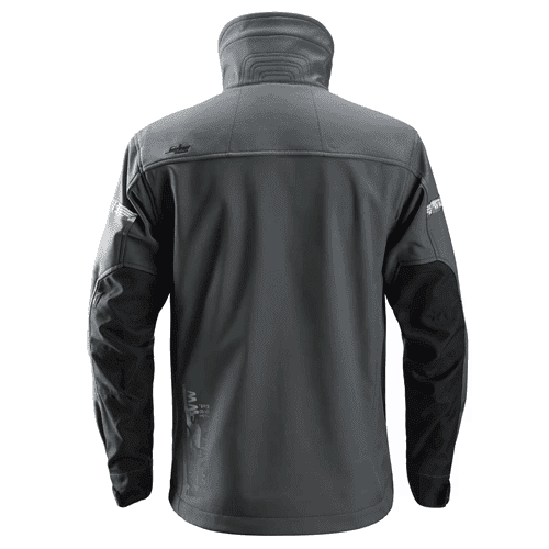 Snickers AllroundWork softshell jacket 1200 - steel grey/black detail 2