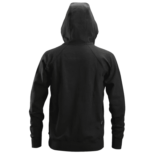 Snickers Logo hoodie met rits black, maat M detail 2
