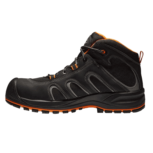 Solid Gear safety shoes Falcon S3 - black/orange detail 2