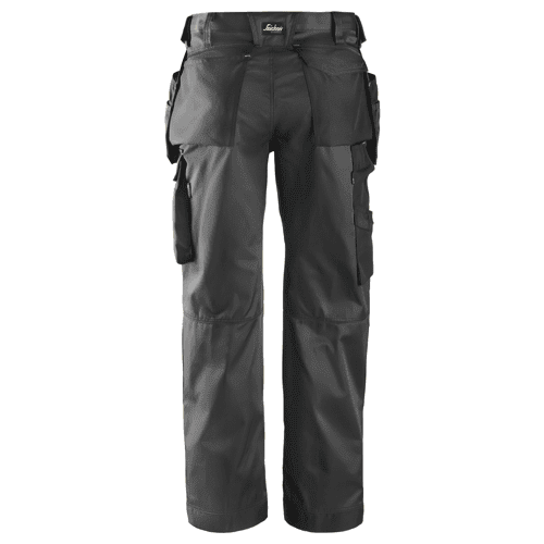 Snickers work trousers DuraTwill 3212 - muted black / black detail 2