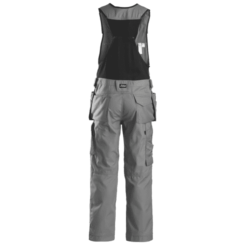 Snickers craftsmen one-piece trousers Canvas+ 0214 - grey detail 2