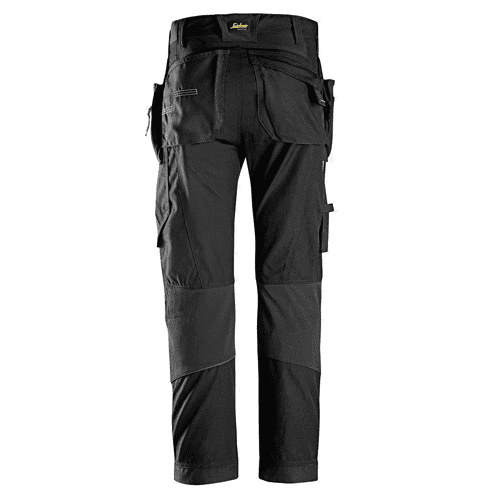 Snickers work trousers+ FlexiWork 6902 - black detail 2