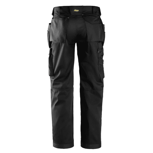Snickers work trousers CoolTwill 3211 - black detail 2