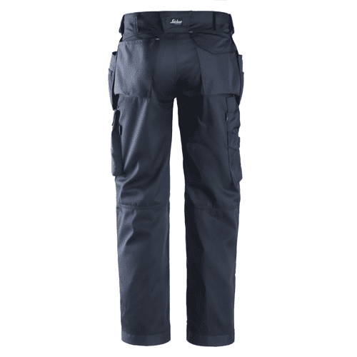 Snickers work trousers CoolTwill 3211 - navy detail 2