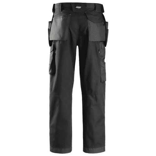Snickers work trousers Canvas+ 3214 - black detail 2