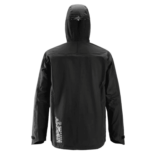 Snickers AllroundWork waterproof shell jacket 1303 - black detail 2