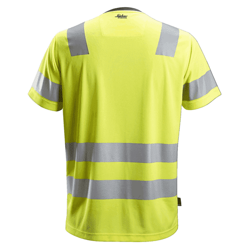 Snickers AllroundWork High Visibility T-shirt 2530 - yellow detail 2