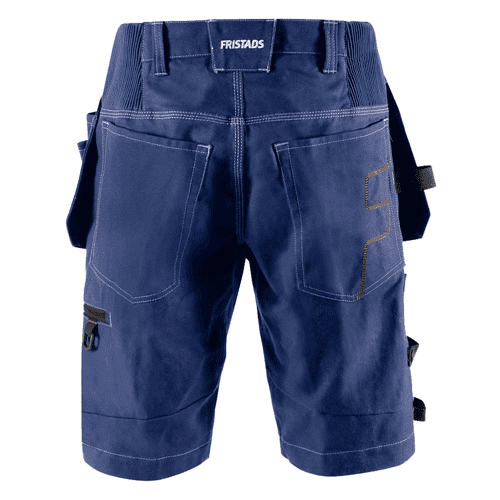 Fristads stretch shorts 2607 FASG - blue detail 2