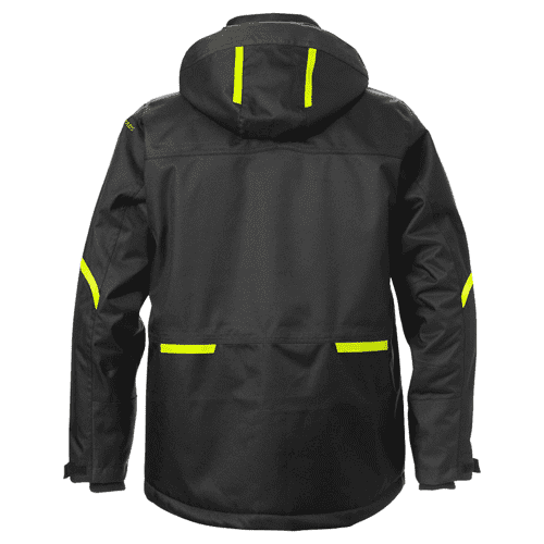 Fristads Airtech® winter jacket 4058 GTC - black/yellow detail 2