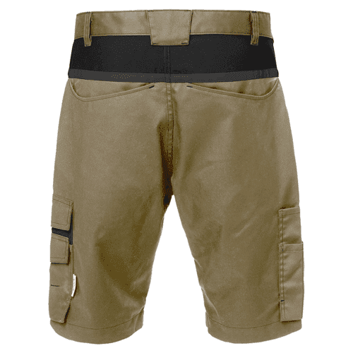 Fristads shorts 2562 STFP - khaki/black detail 2