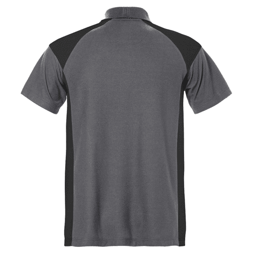 Fristads polo shirt 7047 PHV - grey/black detail 2