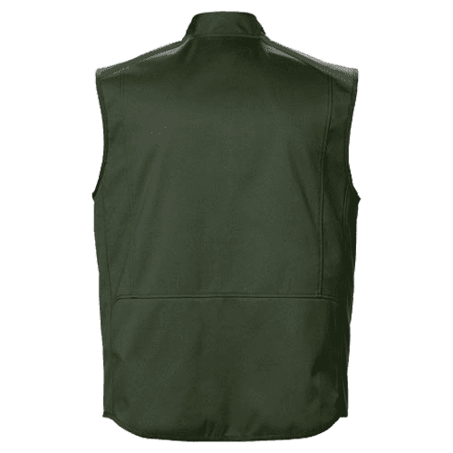Fristads softshell waistcoat 4559 LSH, army green, size XL detail 2