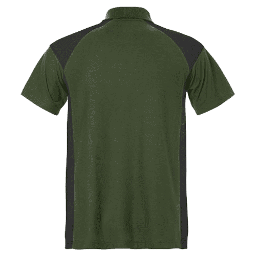 Fristads polo shirt 7047 PHV - army green/black detail 2