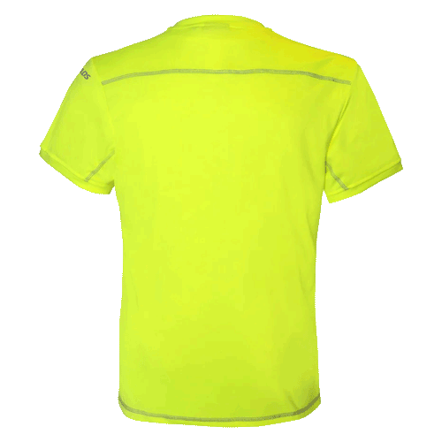 Fristads T-shirt 7455 LKN - bright yellow detail 2