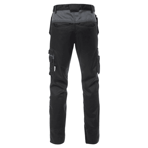 Fristads craftsman trousers 2595 STFP - black/grey detail 2