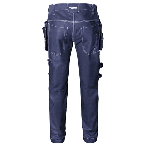 Fristads work trousers stretch 2604 FASG - blue detail 2