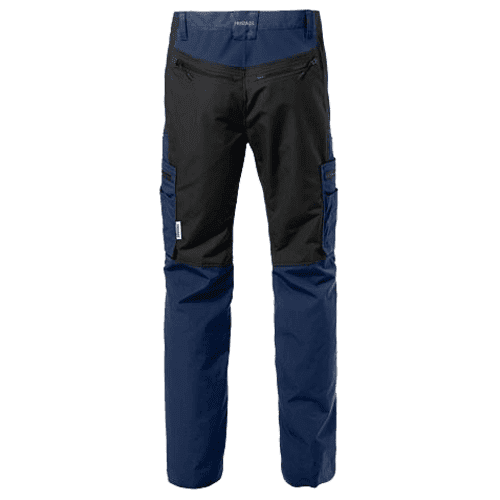 Fristads work trousers Stretch 2700 PLW - navy blue/black detail 2