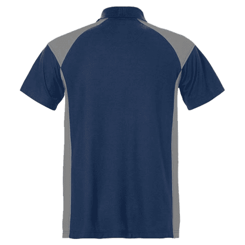 Fristads polo shirt 7047 PHV - navy blue/grey detail 2
