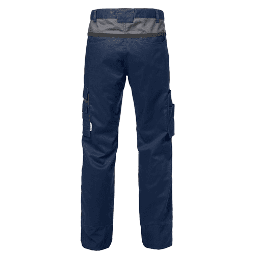 Fristads work trousers 2555 STFP - navy blue/grey detail 2