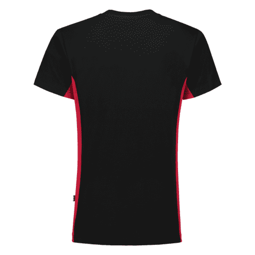 Tricorp T-shirt Bicolor - black/red detail 2