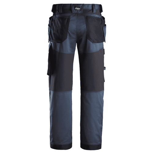 Snickers work trousers AllroundWork stretch loose fit 6251 - navy/black detail 2