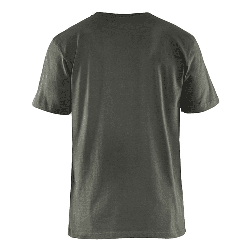 Blåkläder T-shirt 3525 - army groen detail 2