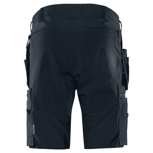 Fristads short work trousers stretch 2598 LWS - dark navy blue detail 2