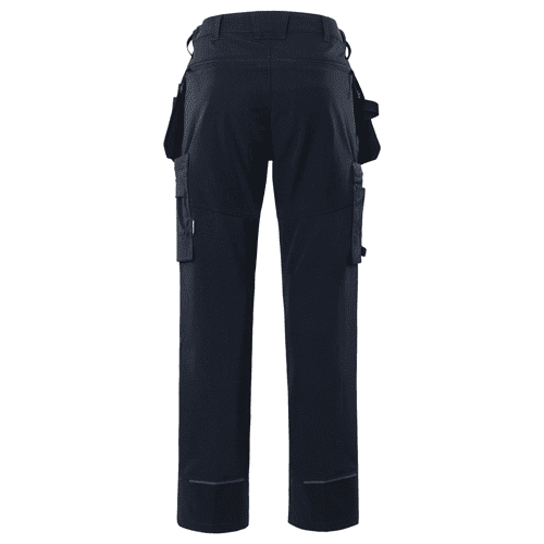 Fristads work trousers stretch 2596 LWS - dark navy blue detail 2