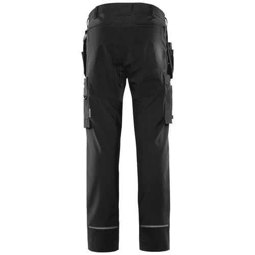 Fristads work trousers stretch 2596 LWS - black detail 2