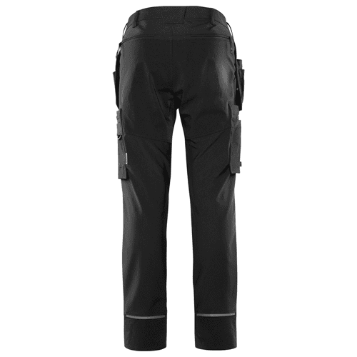 Fristads work trousers stretch 2599 LWS ladies - black detail 2