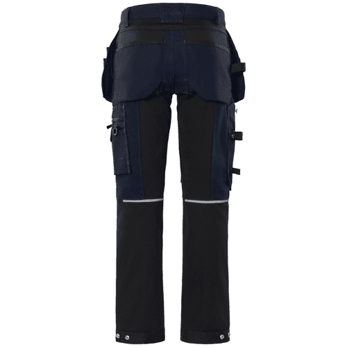 Fristads work trousers stretch 2530 GCYD - dark navy blue detail 2