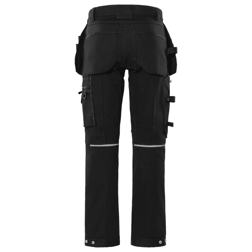 Fristads work trousers stretch 2530 GCYD - black detail 2