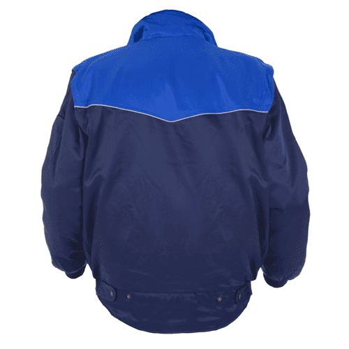 Hydrowear pilot jacket Lyon - navy/royal blue detail 2