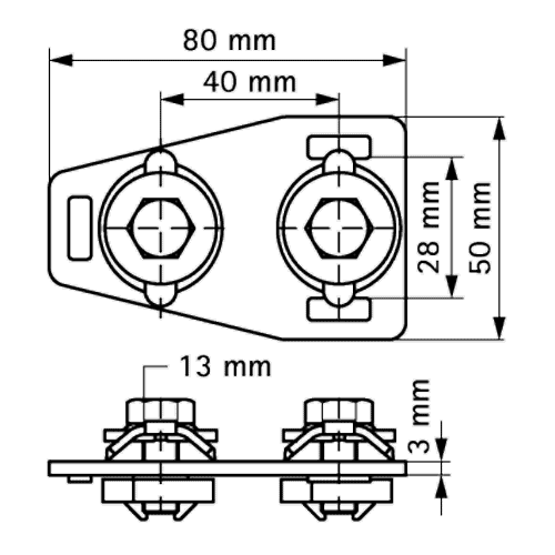 BIS RapidRail® T-verbinder detail 2
