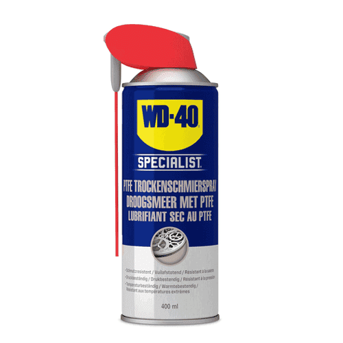 WD-40 dry lubricant spray PTFE 400 ml with 'Smart Straw' detail 2