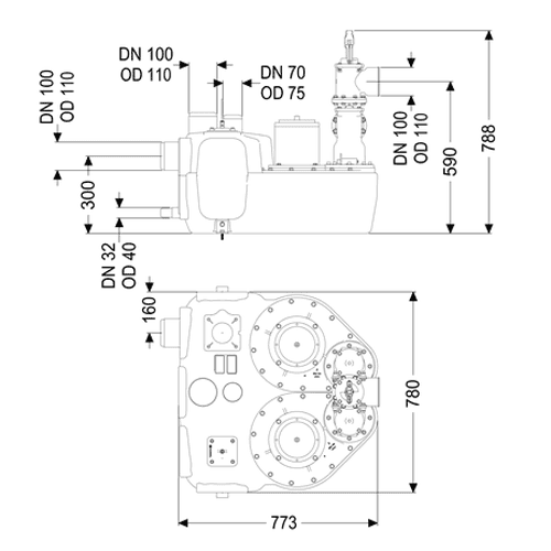 Aqualift F, Duo + Comfort valve detail 2