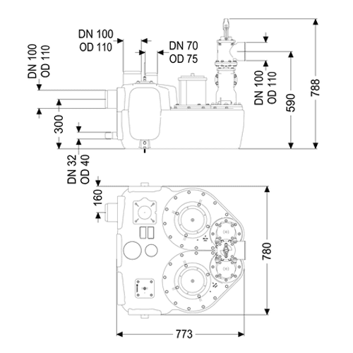 Aqualift F, Duo + Comfort valve detail 2