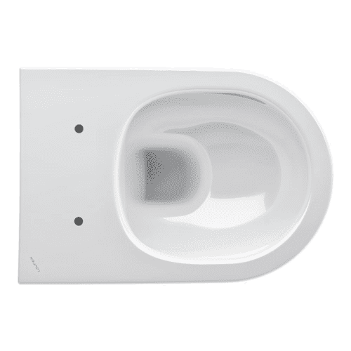 Laufen Pro wall mounted toilet deep flush, rimless, white detail 2