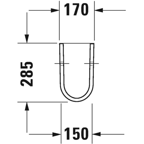 Duravit Starck 3 siphon cap 086515 detail 2