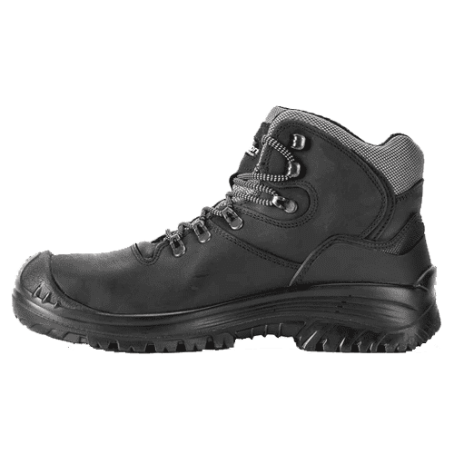 Sixton safety shoes Corvara S3 - black/grey detail 2
