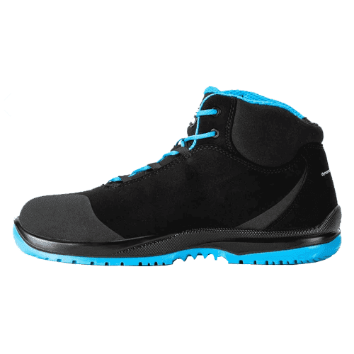 Sixton safety shoes Cuban High S3 - black/blue detail 2