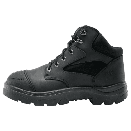 Steel Blue safety shoes Parkes ZIP S3 with bump cap - black detail 2
