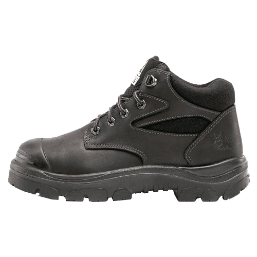 Steel Blue safety shoes Whyalla S3 with bump cap - claret detail 2