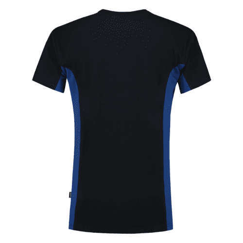 Tricorp T-shirt Bicolor met borstzak - navy/royal blue detail 2
