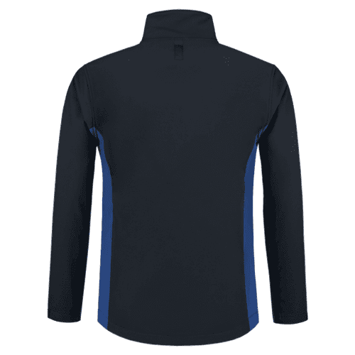 Tricorp soft Shell jacket bi-color - navy/royal blue detail 2