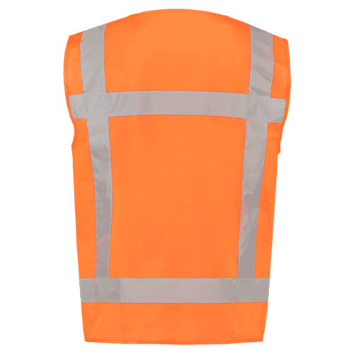 High visibility waistcoat - orange (V-RWS) detail 2