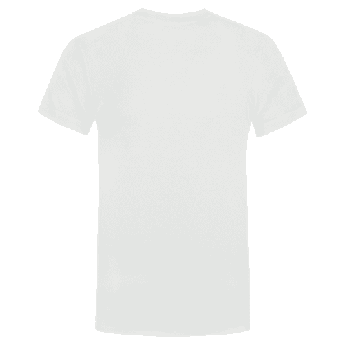 white fitted v neck t shirt