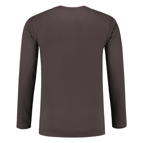 Tricorp T-shirt met lange mouwen - dark grey detail 2
