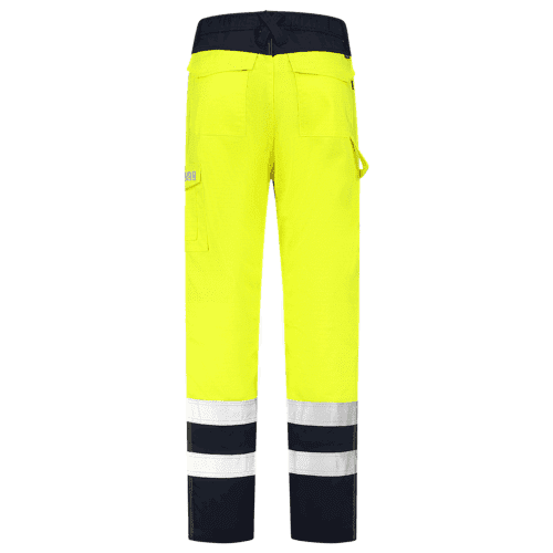 Tricorp work trousers Multinorm bi-colour yellow-ink detail 2