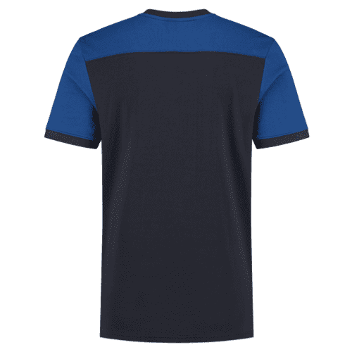 Tricorp T-shirt Bicolor Naden - navy/royal blue detail 2